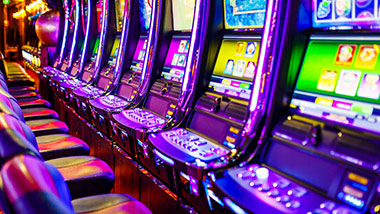 row of slot machines